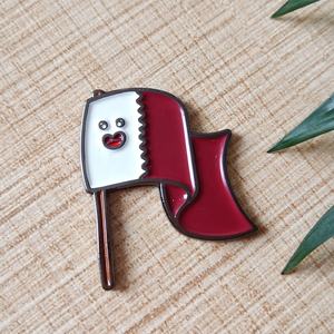 Catar souvenirs anniversary-Juego <span class=keywords><strong>de</strong></span> dibujos animados con pin <span class=keywords><strong>de</strong></span> solapa en la espalda magnético - Product Image 4