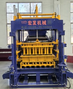 Hf QT5-15 plc-điều khiển rỗng Khối Máy Làm tự động Hướng dẫn sử dụng dây chuyền sản xuất cho bê tông gạch DIESEL điện áp - Product Image 3