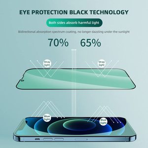 Película de vidrio templado para Iphone, Protector de pantalla Universal con pegamento completo para 12 11 13 - Product Image 6
