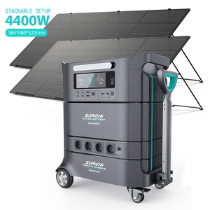 เครื่องกำเนิดไฟฟ้าพลังงานแสงอาทิตย์แบบพกพา Sorein 4000w ชุดแบตเตอรี่ 120/240v สถานีไฟฟ้าพกพา 4000w 3000w 3600w 4000w 5kw - Product Image 1