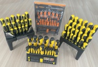 Ensemble de tournevis magnétiques professionnels portables de haute qualité, 42 pièces, avec fente de boîtier et étoile à fente croisée pour vis