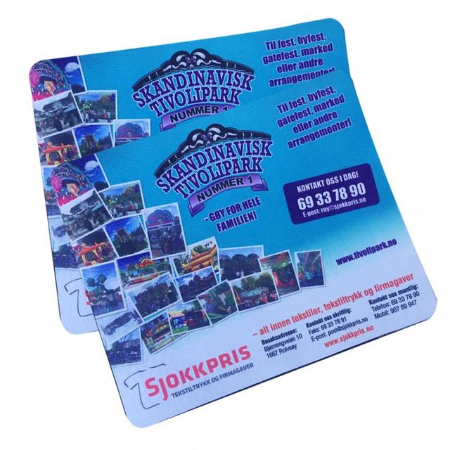 Recyclable Design Promotional Neoprene Custom 3D Mouse Pad with Waterproof Anti- Durable Features
