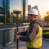 Penerima GNSS RTK ICEGPS M200 dengan AR Stakeout IMU Tilt Survey 1408 Kanal IP67 Tahan Air untuk Survei Lahan & Stakeout