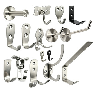 Stainless Steel Wall <b>Hooks</b> Heavy Duty Coat <b>Hook</b> For Door Or Wall Mounting Bedroom <b>Kitchen</b> Use - Product Image 4