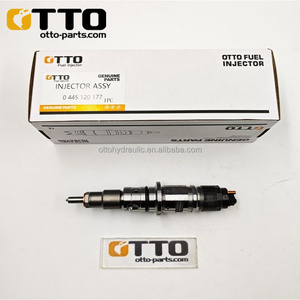 Injektor Bahan Bakar Diesel Berkualitas Tinggi untuk Excavator 0445120177 5254261 untuk Mesin Cum-mins QSB6.7L ISB6.7L Common Rail Fuel <span class=keywords><strong>Injector</strong></span> - Product Image 1