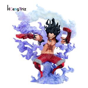 รูปปั้นการ์ตูนอะนิเมะหนึ่งชิ้นรูปปั้นแอ็คชั่นทำจาก PVC ลูฟี่เกียร์<span class=keywords><strong>4</strong></span>ชิ้นขนาด26.5ซม. - Product Image 1