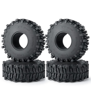 120 mét lốp cao su cho trục SCX10 wraith trx4 trx6 1/10 <span class=keywords><strong>RC</strong></span> Crawler Phụ tùng xe hơi - Product Image 2