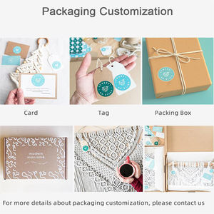 Décoration de maison écologique de haute qualité les filets de pêche méditerranéens coquilles <span class=keywords><strong>macramé</strong></span> tenture murale - Product Image 6