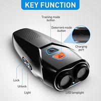 IPetDog Collier anti-aboiement professionnel à choc électrique, bip et vibration personnalisables