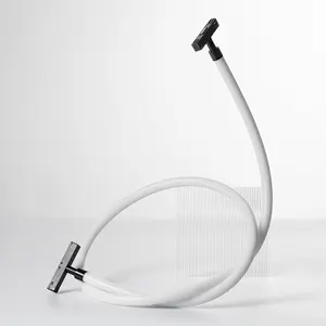 Tube de lampe blanc Flexible au design moderne, angle de faisceau 360, pilote intégré DC48V, éclairage de piste magnétique LED