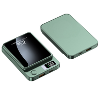 Batterie externe ultra-fine 10000mAh PD20W à charge rapide bidirectionnelle 15W, chargeur portable magnétique sans fil 22.5W à charge super rapide filaire
