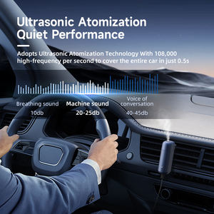 Diffuseur <span class=keywords><strong>d</strong></span>'arômes de voiture ultrasonique de luxe SCENTA 2026 en gros, type clip de ventilation, rechargeable par type-<span class=keywords><strong>C</strong></span>, diffuseur <span class=keywords><strong>d</strong></span>'huiles parfumées - Product Image 4