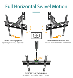 Zeno 816 chuyển động đầy đủ có khớp nối xoay nghiêng LCD TV <span class=keywords><strong>Wall</strong></span> Mount cho 26 "-55" Max Vesa 400*400 55 inch Tường Khung TV - Product Image 3