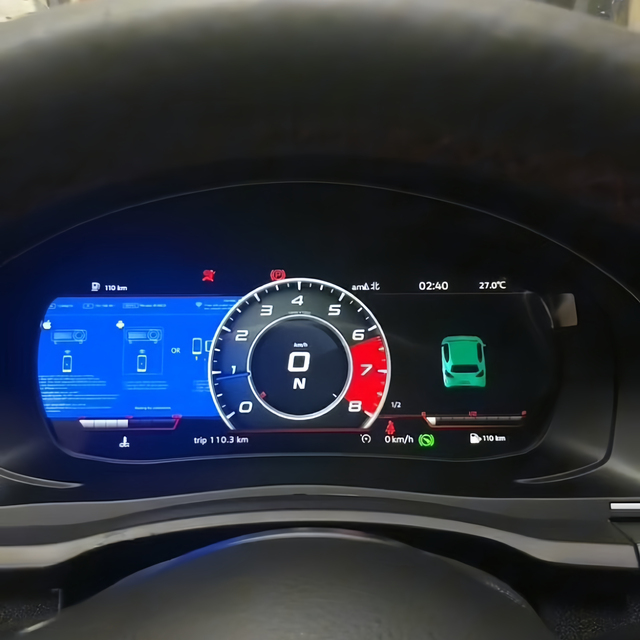 10.25'' Digital Instrument Cluster for Volkswagen Jetta4 2006-2011Years LCD Panel Speedometer Virtual Gauge