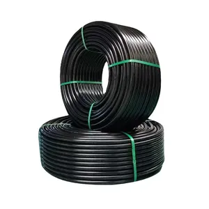 100m poly tube irrigation 2 inch hdpe black plastic water tube roll