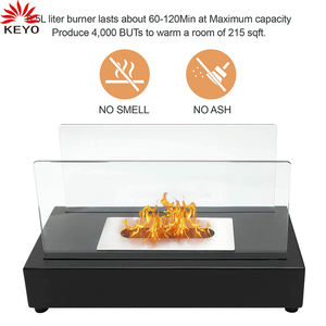 <span class=keywords><strong>Cheminée</strong></span> de foyer Portable à table de m, brûleur d'éthanol résistant au vent, sans fumée, pour l'extérieur - Product Image 3
