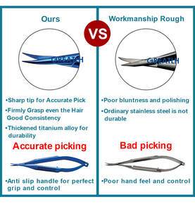 คีม conjunctival สำหรับใส่เข็ม castroviejo อุปกรณ์เกี่ยวกับจักษุวิทยา - Product Image 6