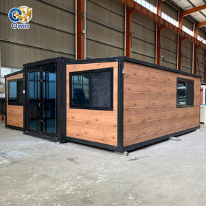 Maison conteneur préfabriquée isolée extensible 20 pieds 40 pieds, 2 3 4 5 chambres, Villa préfabriquée, Maison portable, Construction immobilière - Product Image 2