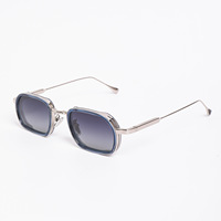 Lunettes de soleil rectangulaires polarisées TAC à verres dégradés en métal, style rétro classique, nouvelle mode, vente en gros, modèle MK3251