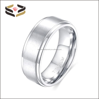 Bague de mariage en titane certifiée au design simple et tendance, sertissage invisible, plaqué or noir, pour homme et femme, idéale pour fiançailles, anniversaire, fête