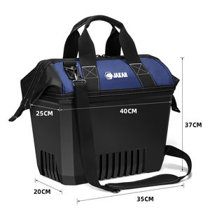 Sacs à outils multifonctions Sac à dos solide et durable Sac étanche pour outils de charpentier Boîte à outils à fond en plastique - Product Image 5