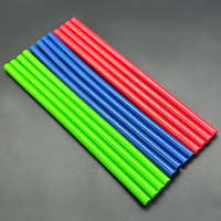 Bâton de colle thermofusible de couleur de barres de silicone de matériau de protection de l'environnement de haute qualité