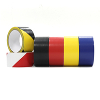 Ruban de signalisation de danger pour sol en PVC antistatique imperméable 130-170 microns, adhésif en caoutchouc, simple face, pour câbles de sécurité