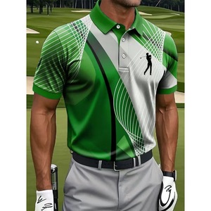Nouveauté 2026 Chemise décontractée pour <span class=keywords><strong>homme</strong></span> à manches courtes en polyester respirant, motif Aigle et Étoiles, pour l'été, style Europe et Amérique - Product Image 6