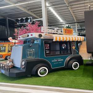 Camion de cuisine mobile, cuisine asiatique, chariot de nourriture pour nouilles, riz, fritures, cuisine complète pour la vente en plein air - Product Image 1