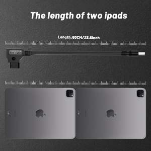 Cable <span class=keywords><strong>de</strong></span> alimentación D-Tap a DC <span class=keywords><strong>de</strong></span> Alvin's Cables para Canon C70, Atomos Shogun, SmallHD Indie 7, Monitor Blackmagic Video Assist, 12V 5.5mm 2.1mm - Product Image 5