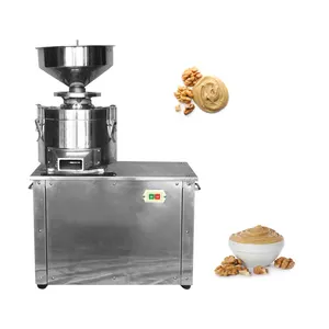 Electric Edible Cacao Beans Making Colloid Equipment Peanut Butter Mill Grinder Processing Liquid Cocoa Bean Grinding Machine