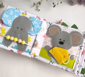 Histoire tranquille bonne nuit bébé livre en tissu jouet sensoriel éducatif Portable pour les enfants apprenant livre en feutre - Product Image 5