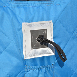 Tente de pêche sur glace en tissu polyester Oxford imperméable, portable, rectangulaire, 1 porte, poteaux en alliage d'aluminium - Product Image 1