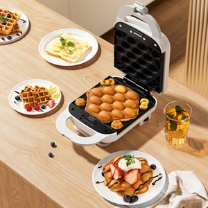 Bán Chạy Bánh Quế Trứng Nhỏ Không Dính Máy Làm Bánh Quế Bong Bóng <span class=keywords><strong>Mini</strong></span> 110V 220V Thương Mại Chạy Điện - Product Image 4