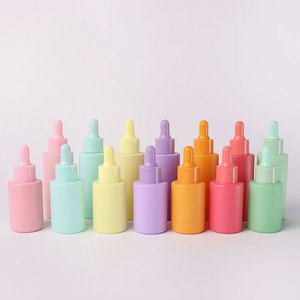 Sang Trọng 20Ml 30Ml 40Ml 50Ml 60Ml 100Ml Rỗng Hổ Phách Nâu Phẳng Vai Thủy Tinh Nhỏ Giọt Tinh Dầu Huyết Thanh Chai Với Pipette - Product Image 6