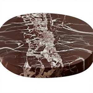 Round Stone Pastry Board and Marble <b>Rolling</b> <b>Pin</b> with <b>Wooden</b> Handles Eco-Friendly 4mm/5mm/10mm Thickness for Baking - Product Image 5