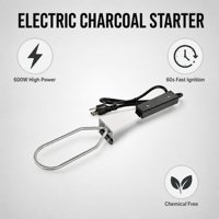 Allume-charbon électrique en acier inoxydable, allumeur de charbon professionnel pour grils et fumoirs