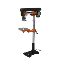 Presse à percer radiale 550W, perceuse d'établi 33 pouces, 360 °   Table de travail rotative en fonte pour perçage en atelier