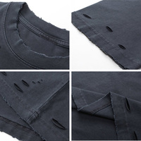 Camisetas para Hombre DTG de Hombros Caídos Estilo Streetwear Vintage de Alto Gramaje con Gráfico Personalizado y Lavado Ácido con Efecto Desgastado T-Shirt Oversized