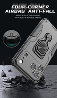 Coque magnétique KAOU pour iPhone 17 Pro Max/17 Air, antichute, antichoc, avec béquille, pour vente en gros
