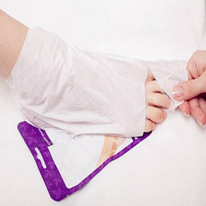 Garantía de devolución de dinero Colágeno Pedi Calcetines Mascarilla para pies Nutritiva Hidratante Colágeno Mascarilla para pies Calcetines de pedicura sin dedos - Product Image 4