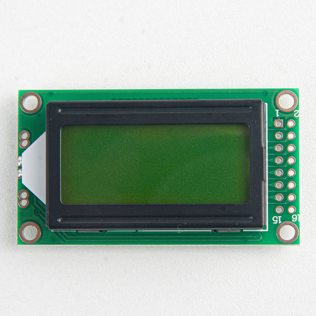 0802A 0802 LCD Character LCD Screen 8*2 Line LCD Display Module Blue Screen YellowGreen LCD Module