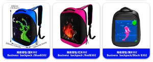 Ứng dụng điều khiển thông minh <span class=keywords><strong>LED</strong></span> ánh sáng hiển thị Túi Màn hình <span class=keywords><strong>LED</strong></span> Ba lô chống thấm nước thông minh <span class=keywords><strong>LED</strong></span> quảng cáo ba lô với <span class=keywords><strong>LED</strong></span> hiển thị - Product Image 5