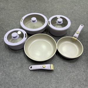 Ensemble de pots antiadhésifs moulés sous pression avec induction pour le <span class=keywords><strong>camping</strong></span> en plein air - Product Image 2