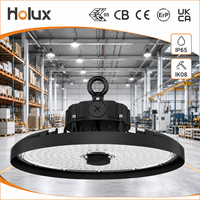 Lámpara LED UFO Industrial de Alta Potencia, 200 Lm/W, 6500K, 7 Años de Garantía, Liteon 5050 LED, Lente de PC, IP65, IK08, 100W, 120W, 150W