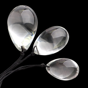 Phụ Nữ Của <span class=keywords><strong>Kegel</strong></span> Đào Tạo Âm Đạo Quả Bóng Rõ Ràng Pha Lê Thủy Tinh Khoan Không Khoan Massage Quả Bóng Cho Sàn Chậu Cơ Bắp Tập Thể Dục Quan Hệ Tình Dục - Product Image 2