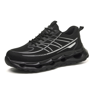 JIANKUN SBP/EH Cómodo tejido de punto de mosca y malla transpirable Anti-impacto Anti-punción Zapatos de trabajo de seguridad ligeros Todas las estaciones - Product Image 1