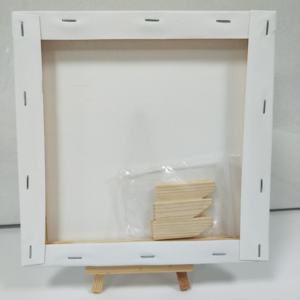 Piccola tela 20*20 legno 280g cotone tela allungata pittura a olio cornice forniture artistiche pittura su tela vuota - Product Image 2