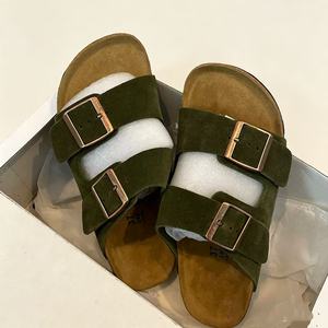 Sandali in Sughero con Pelle Oliata Genuina a Prezzo di Fabbrica, Ciabatte <span class=keywords><strong>Arizona</strong></span> per Uomo e Donna, Vendita all'Ingrosso, Ciabatte da Spiaggia Classiche e Confortevoli - Product Image 1