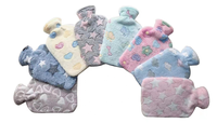 Nouvel arrivage Direct d'usine Grande bouillotte personnalisée de luxe avec sac en peluche Fausse fourrure lavable Home Classix Portable